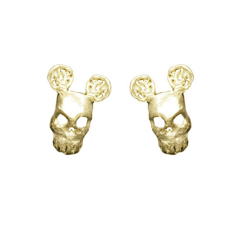 Mickey Skull Earring